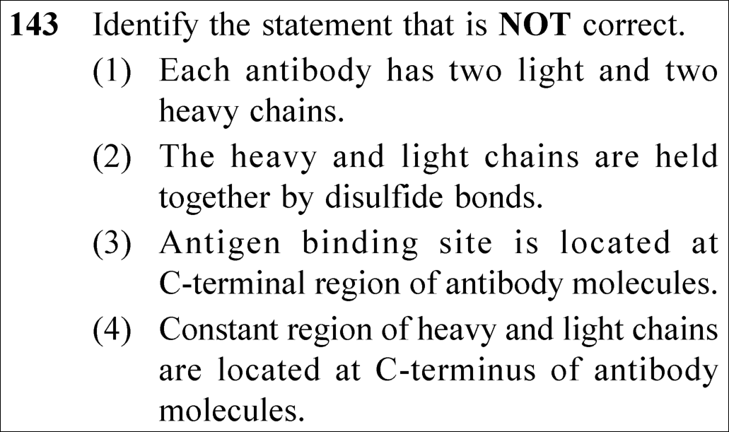 NEET 2025 Zoology Question 143