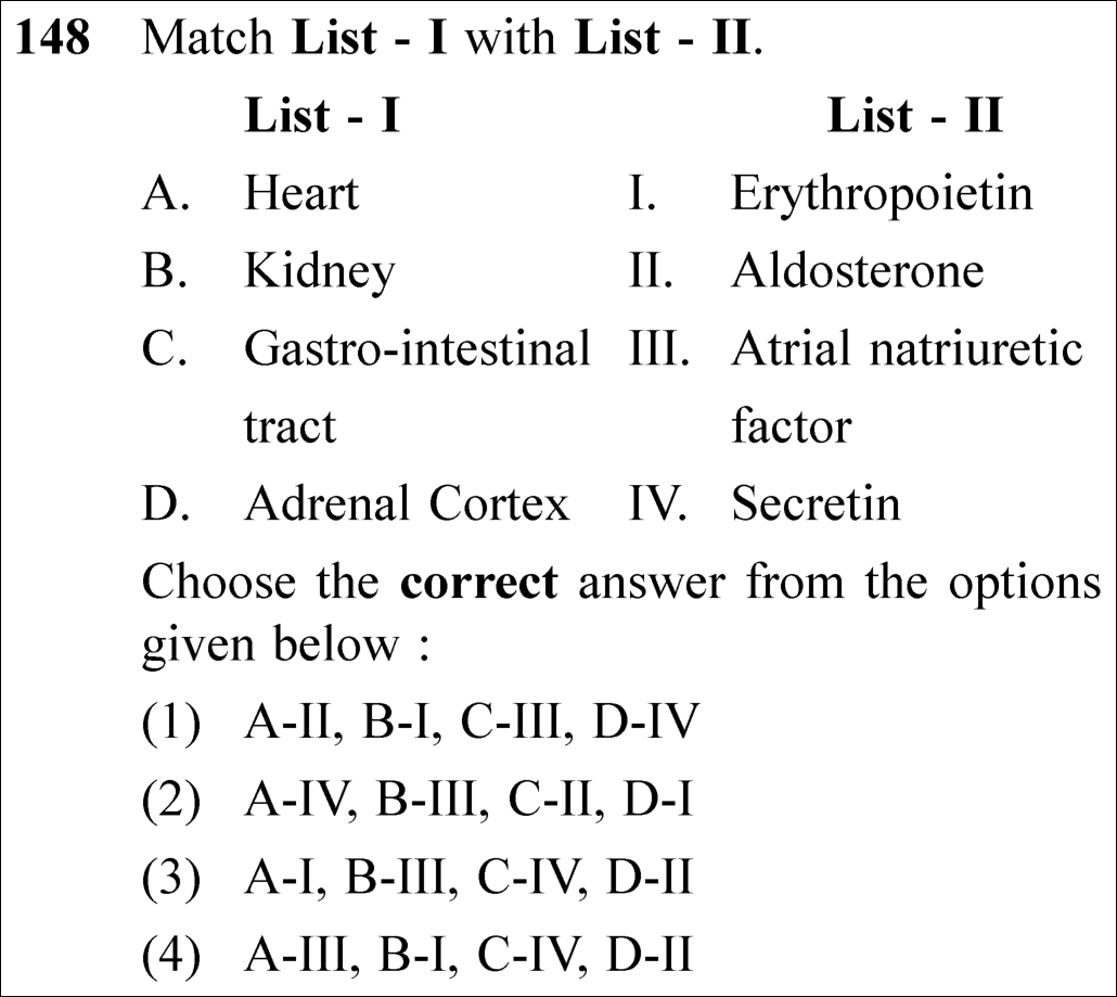 NEET 2025 Zoology Question 148