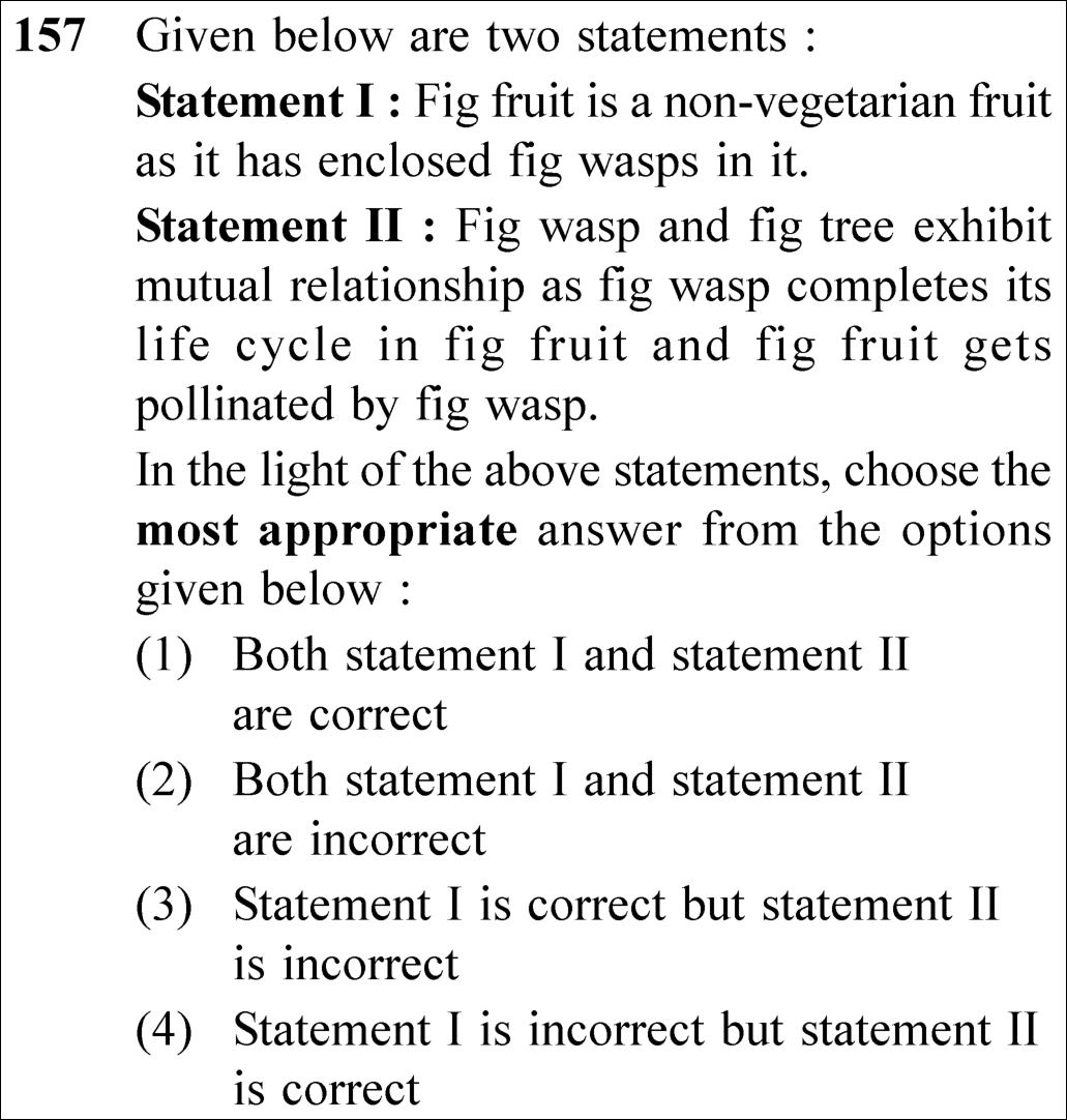 NEET 2025 Zoology Question 157