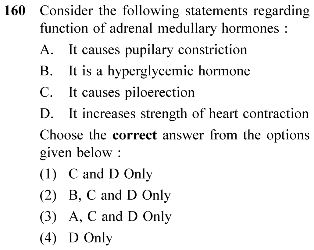 NEET 2025 Zoology Question 160