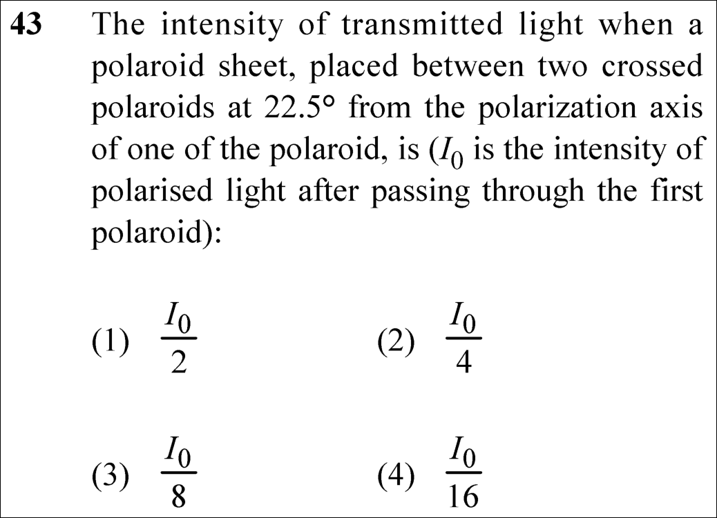 NEET 2025 physics Question 43