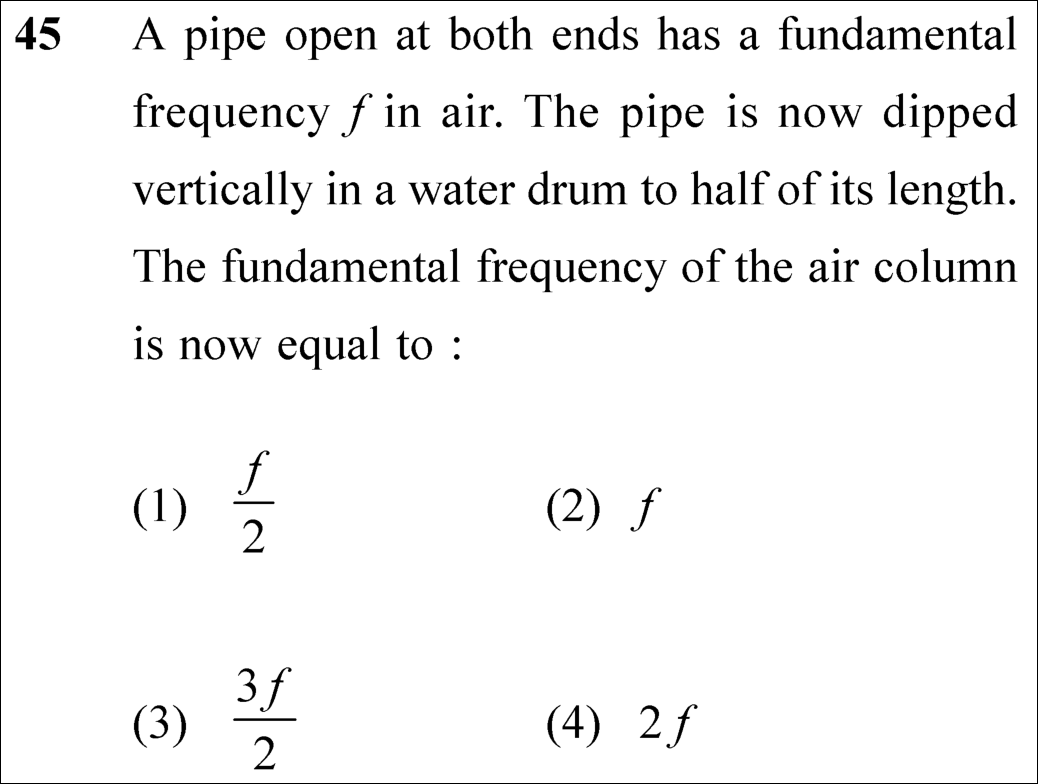 NEET 2025 physics Question 45