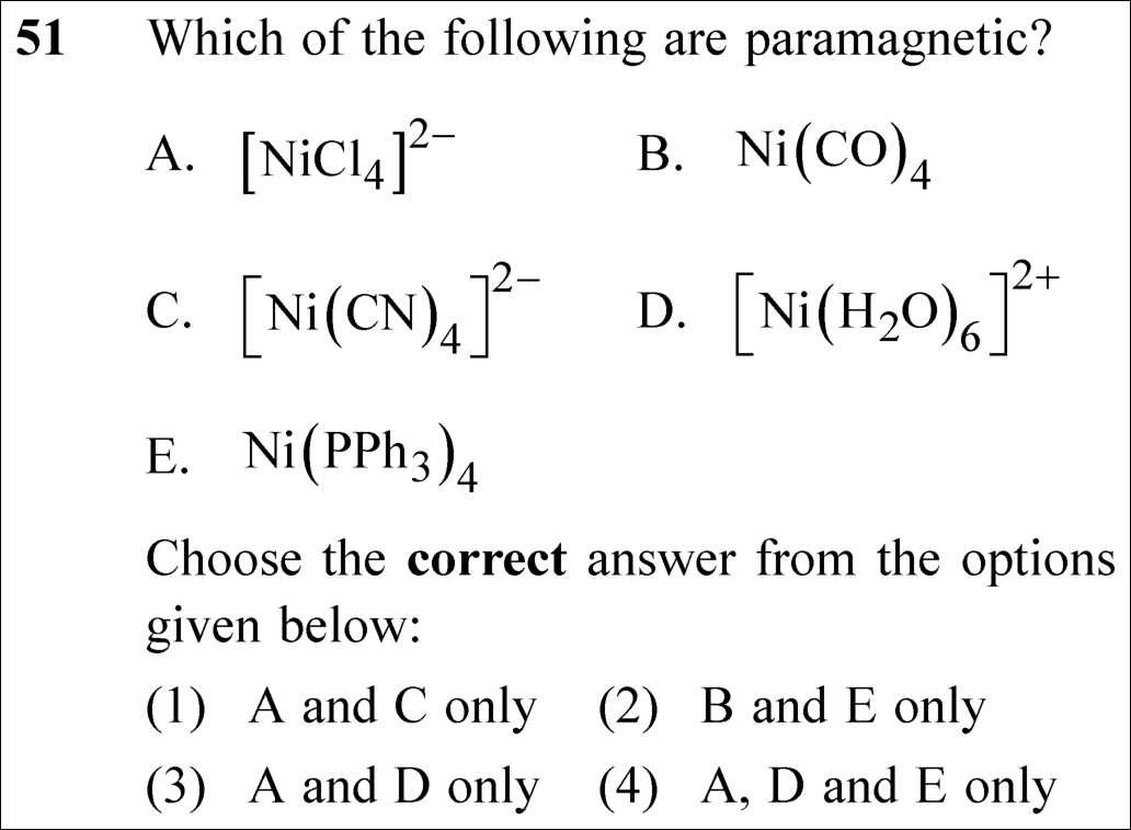 NEET 2025 chemistry Question 51