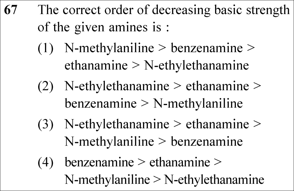 NEET 2025 chemistry Question 67