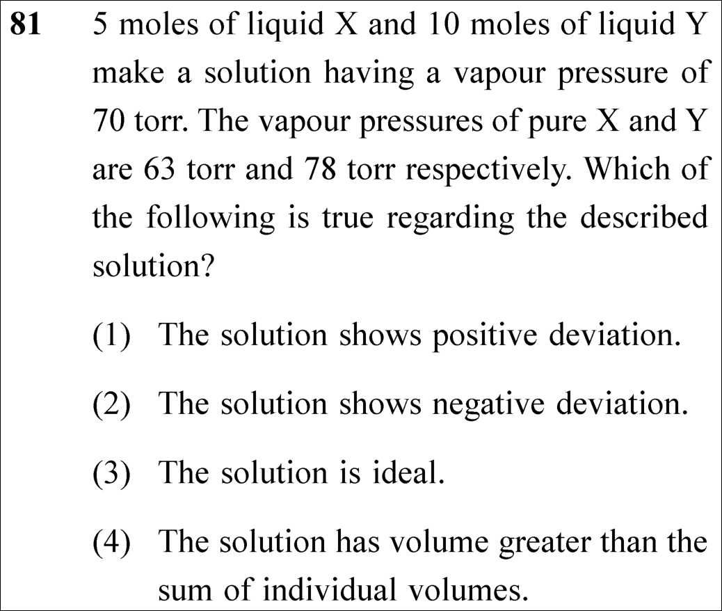 NEET 2025 chemistry Question 81