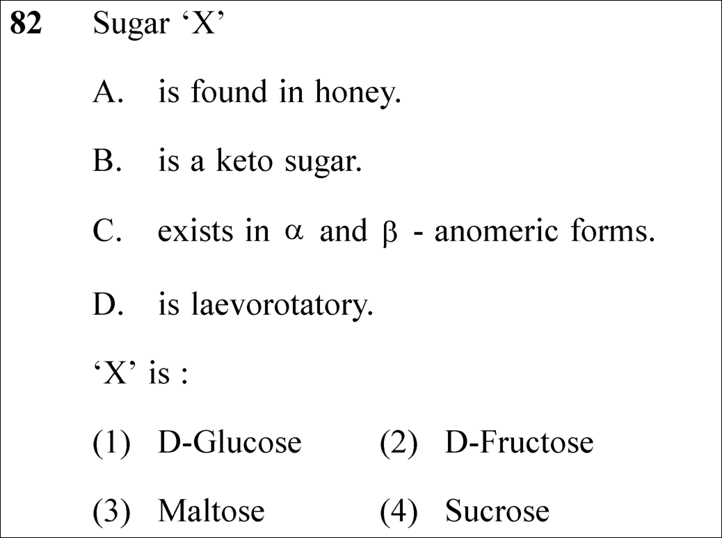 NEET 2025 chemistry Question 82