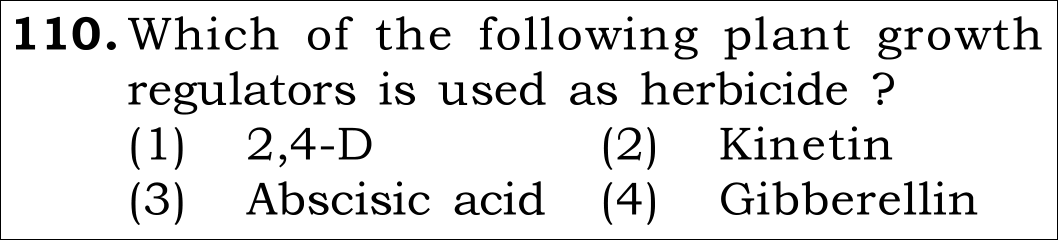 NEET 2026 Botany Question 110