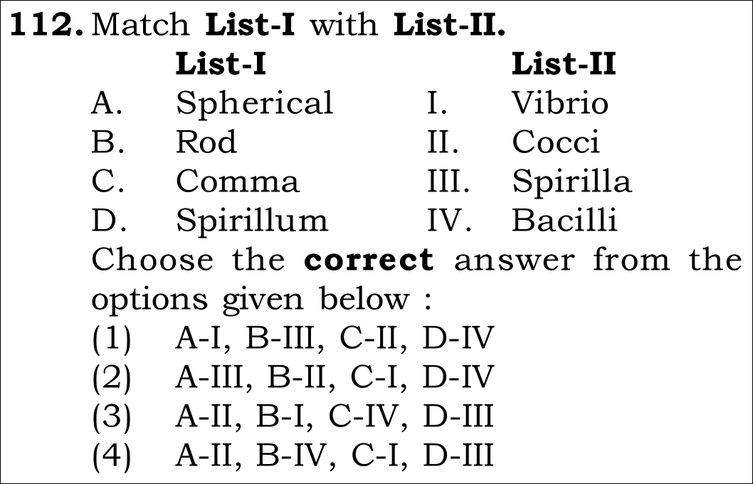 NEET 2026 Botany Question 112