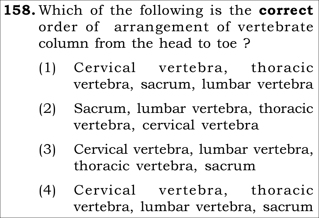 NEET 2026 Zoology Question 158