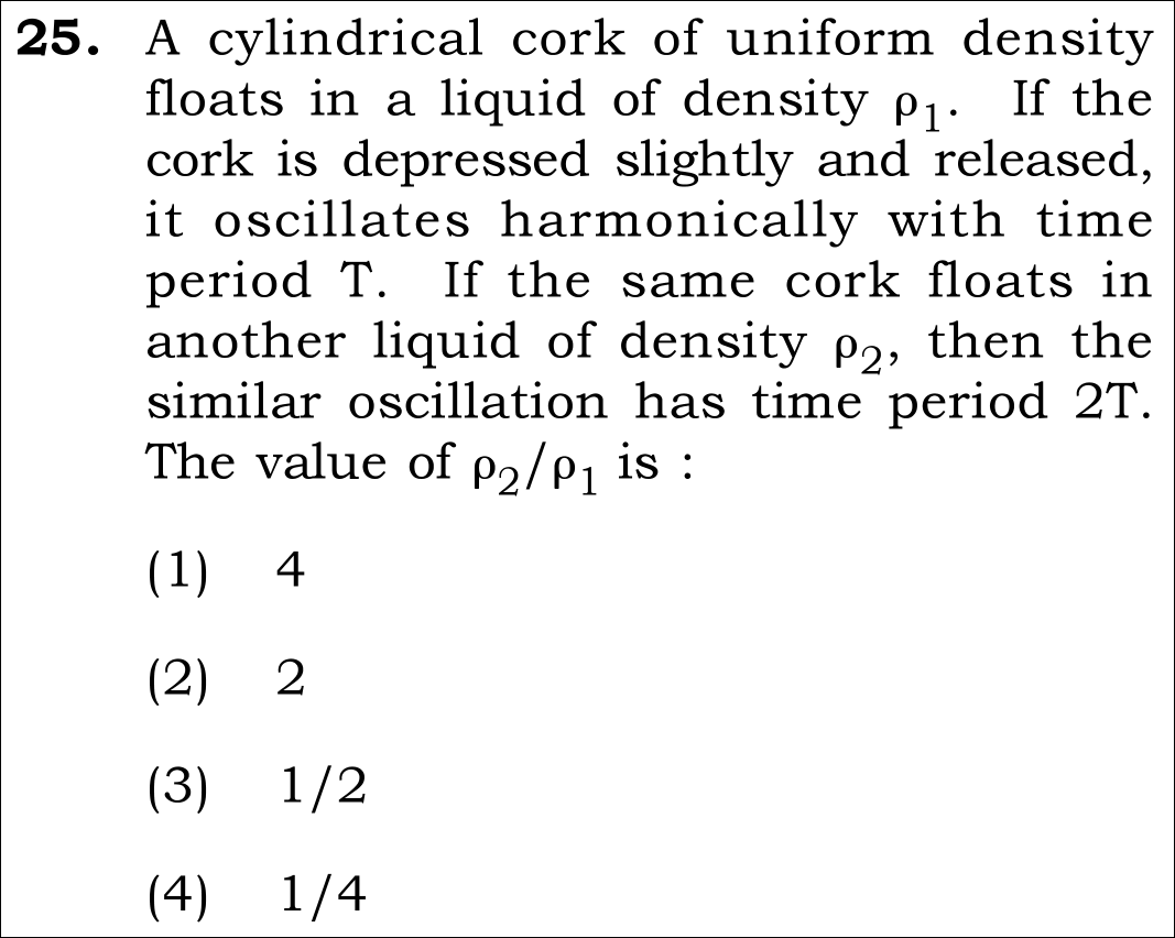 NEET 2026 Physics Question 25