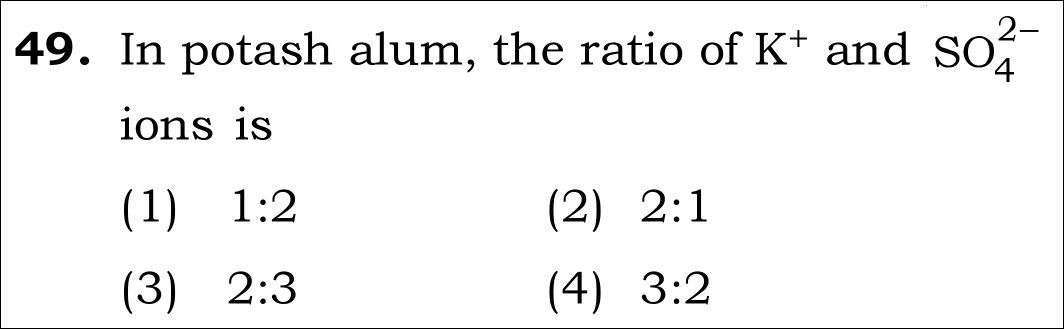 NEET 2026 chemistry Question 49