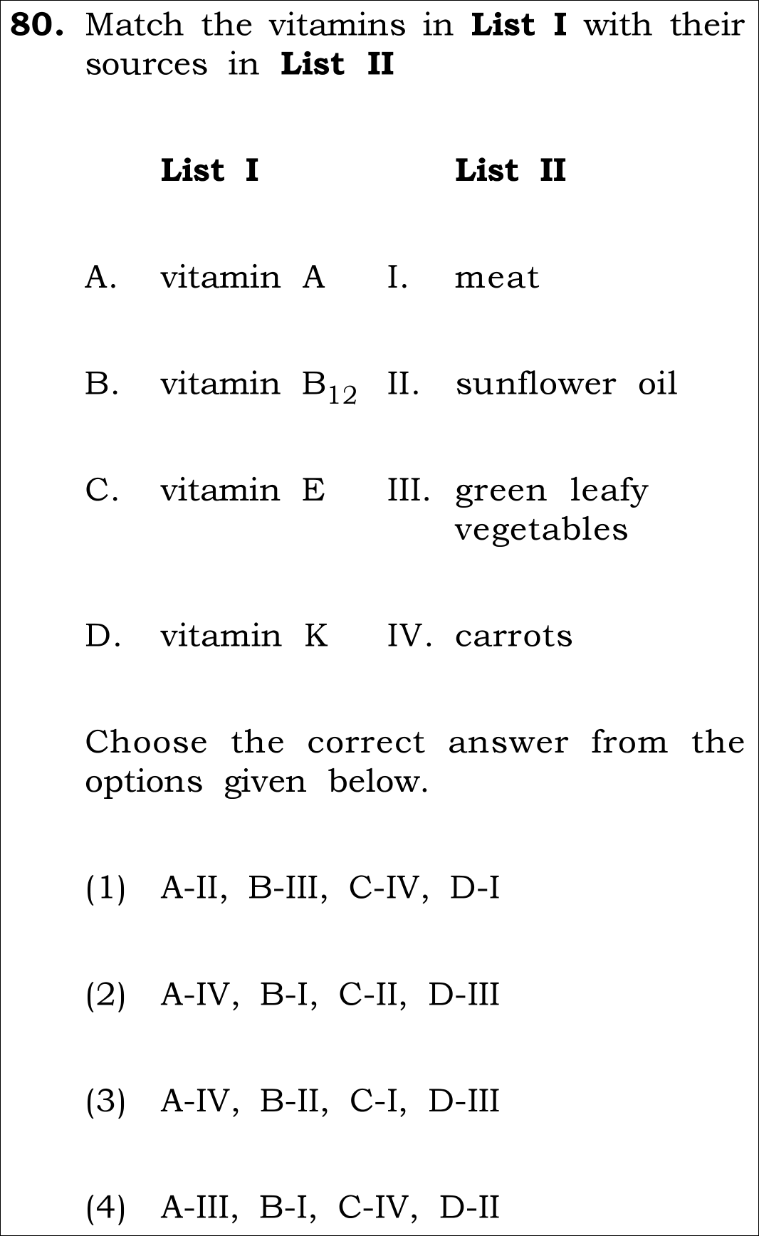NEET 2026 chemistry Question 80