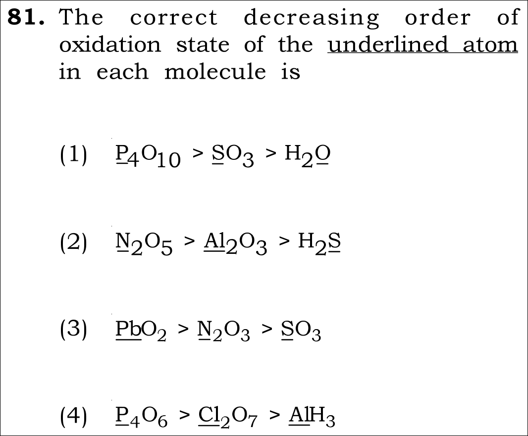 NEET 2026 chemistry Question 81