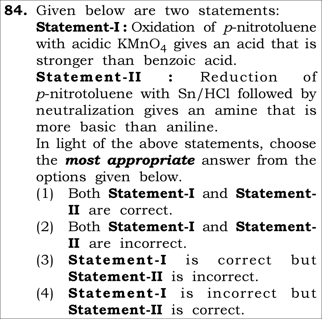 NEET 2026 chemistry Question 84